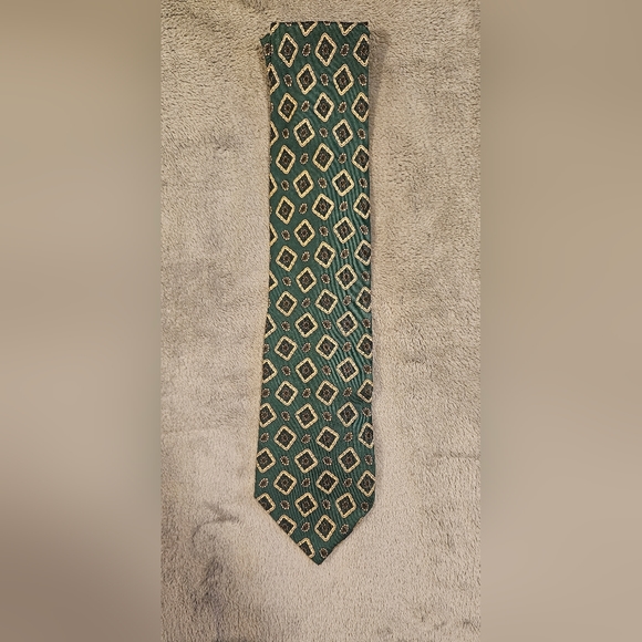 Oliver Grant Adult Green Necktie - Picture 1 of 2